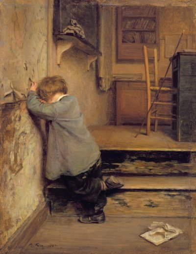 The Reprimand, 1863 by Pierre Edouard Frere